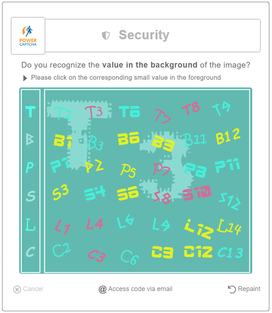 Adapt POWER CAPTCHA to your own design, Corporate Design Captcha