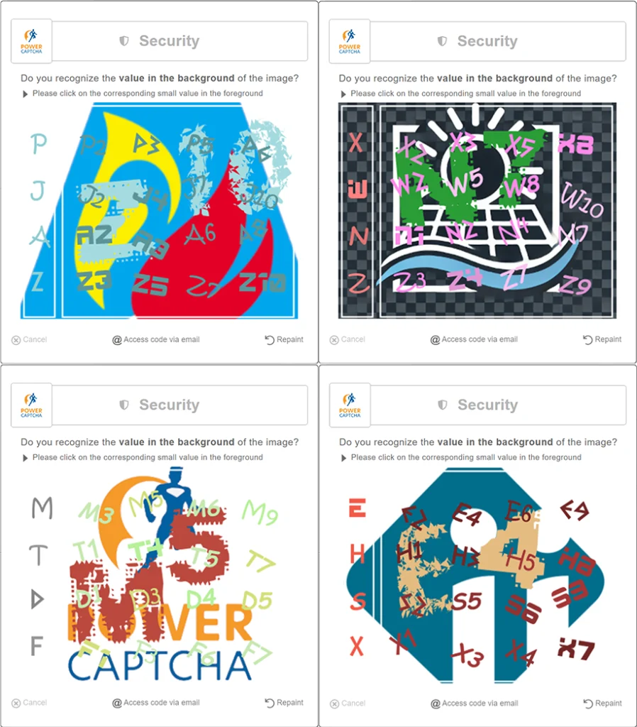 Implement your design ideas with POWER CAPTCHA